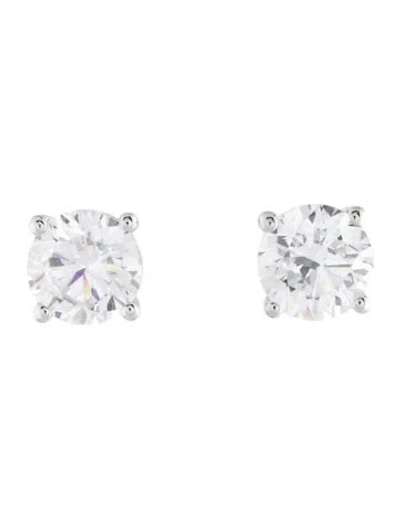 Pre-owned Earrings 14k 1.00ctw Lab-grown Diamond Stud  In Multi