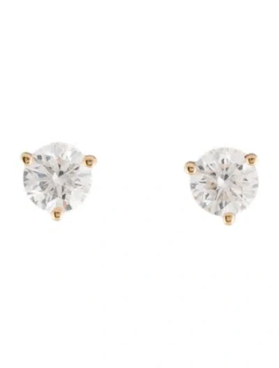 Pre-owned Earrings 14k 1.00ctw Lab-grown Diamond Stud  In Multi