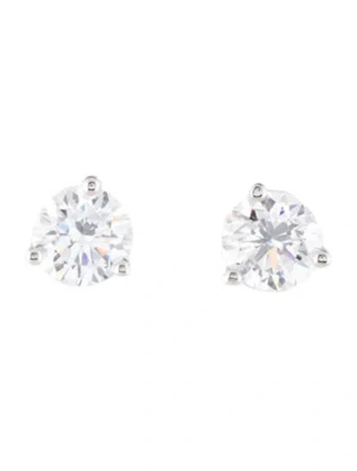 Pre-owned Earrings 14k 1.00ctw Lab-grown Diamond Stud  In Multi