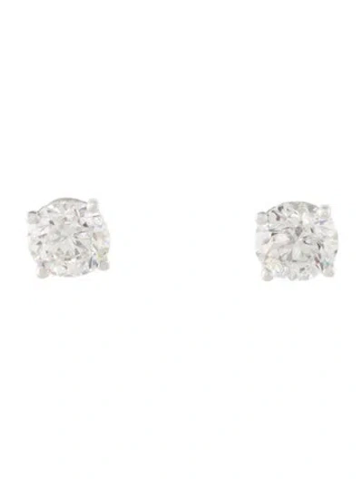 Pre-owned Earrings 14k 1.00ctw Lab-grown Diamond Studs In Multi