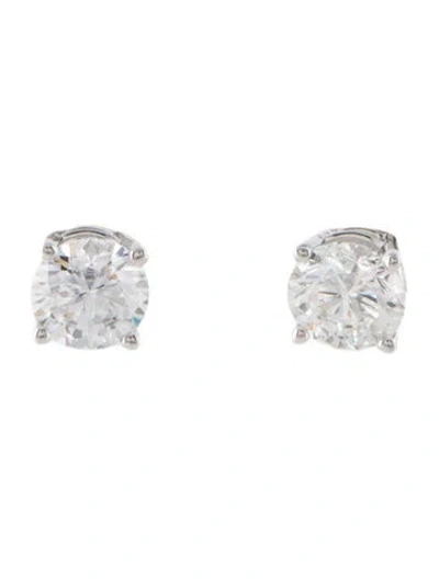 Pre-owned Earrings 14k 1.00ctw Lab-grown Diamond Studs In Multi