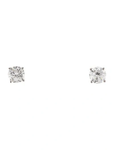 Pre-owned Earrings 14k 1.00ctw Lab-grown Diamond Studs In Multi