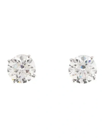 Pre-owned Earrings 14k 10.10ctw Lab-grown Diamond Stud  In Multi