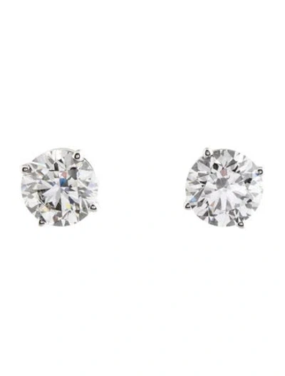 Pre-owned Earrings 14k 10.12ctw Lab-grown Diamond Stud  In Multi