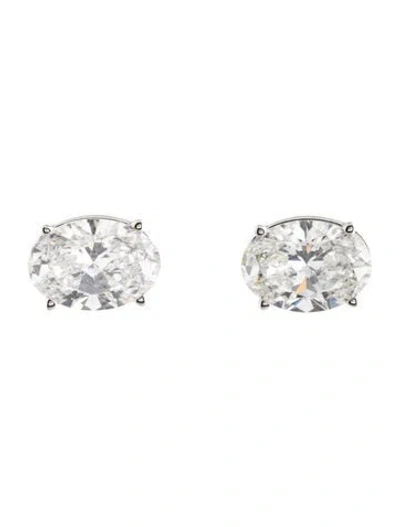 Pre-owned Earrings 14k 10.17ctw Lab-grown Diamond Stud  In Multi