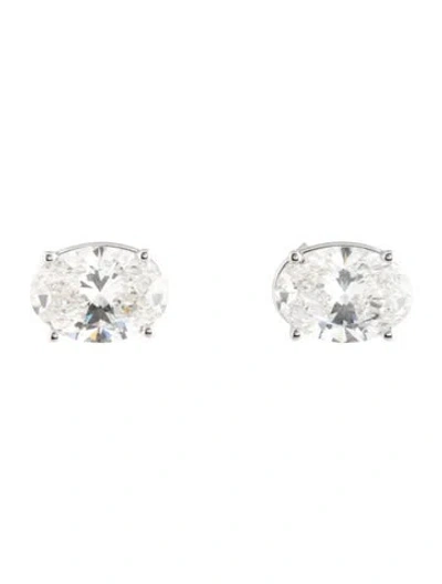 Pre-owned Earrings 14k 10.20ctw Lab-grown Diamond Stud  In Multi