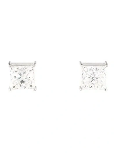 Pre-owned Earrings 14k 10.29ctw Lab-grown Diamond Stud  In Multi