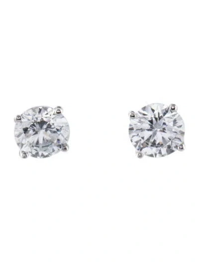 Pre-owned Earrings 14k 1.02ctw Lab-grown Diamond Stud  In Multi