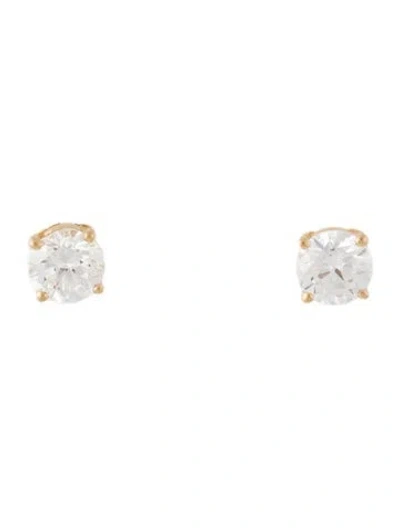 Pre-owned Earrings 14k 1.02ctw Lab-grown Diamond Stud  In Multi