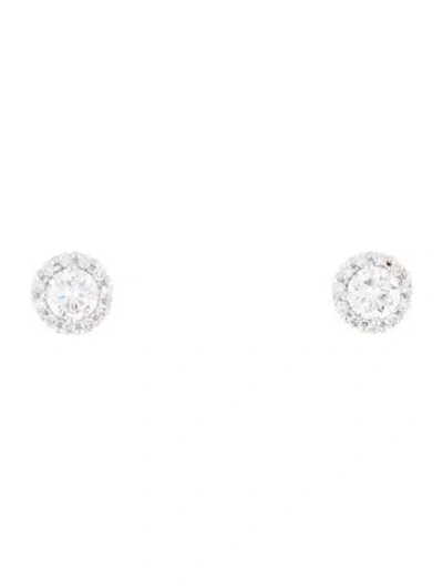 Pre-owned Earrings 14k 1.03ctw Lab-grown Diamond Stud  In Multi