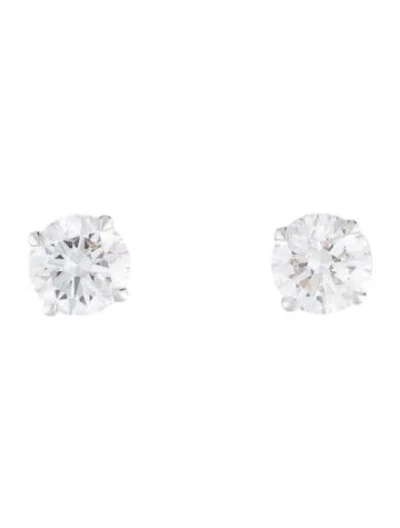 Pre-owned Earrings 14k 1.04ctw Lab-grown Diamond Stud  W/ Tags In Multi