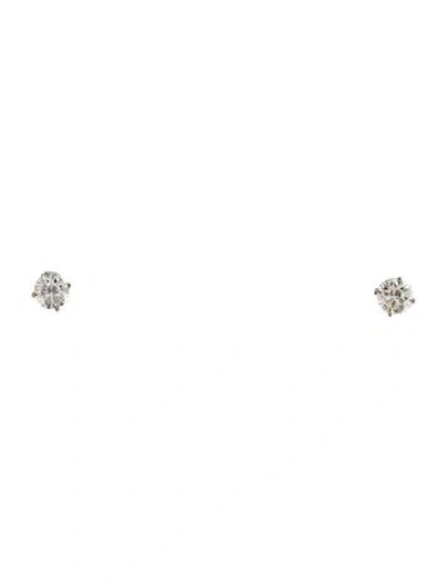 Pre-owned Earrings 14k 1.06ctw Diamond Stud  In Multi