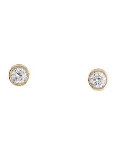 Pre-owned Earrings 14k 1.08ctw Lab-grown Diamond Stud  In Multi