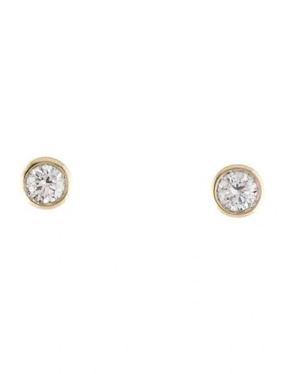 Pre-owned Earrings 14k 1.08ctw Lab-grown Diamond Stud  In Multi