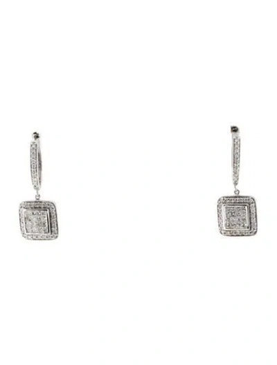 Pre-owned Earrings 14k 1.10ctw Diamond Drop  In Multi