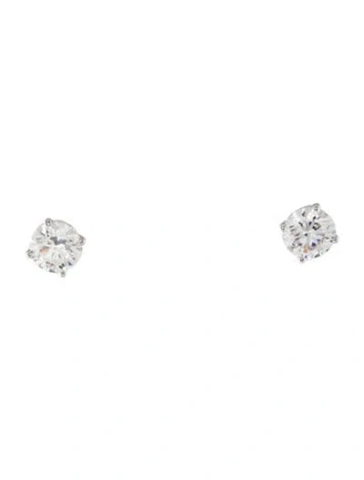 Pre-owned Earrings 14k 1.10ctw Lab-grown Diamond Stud  In Multi