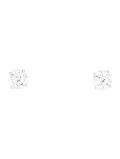 Pre-owned Earrings 14k 1.10ctw Lab-grown Diamond Stud  In Multi