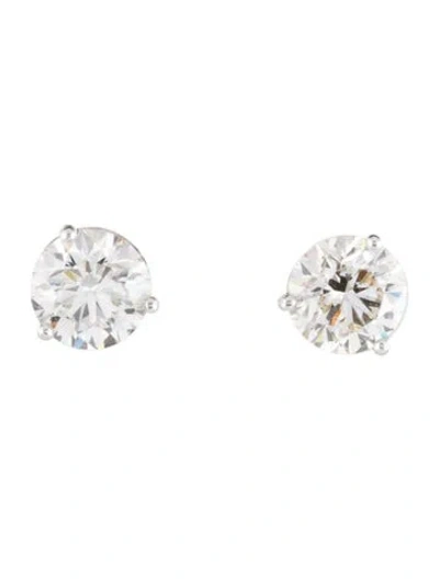 Pre-owned Earrings 14k 1.14ctw Diamond Stud  In Multi