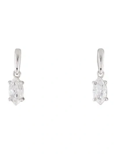 Pre-owned Earrings 14k 1.20ctw.lab-grown Diamond Drop  In Multi
