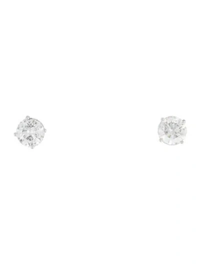 Pre-owned Earrings 14k 1.21ctw Diamond Stud  In Multi