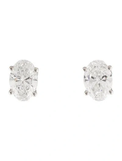 Pre-owned Earrings 14k 1.21ctw Lab-grown Diamond Stud  In Multi