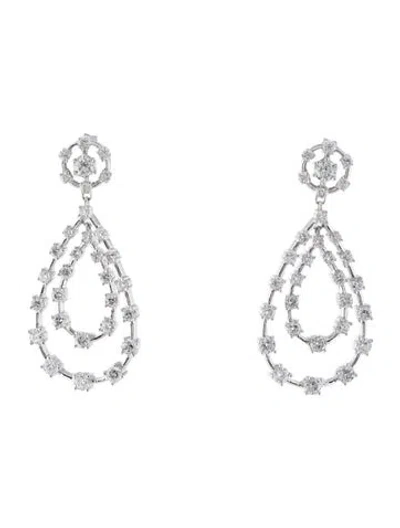 Pre-owned Earrings 14k 1.22ctw Diamond Drop  In Multi
