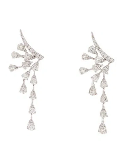 Pre-owned Earrings 14k 1.22ctw Diamond Drop  In Multi