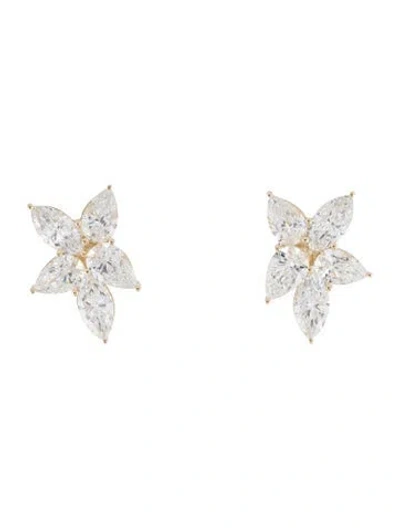 Pre-owned Earrings 14k 12.30ctw Lab-grown Diamond Stud  In Multi