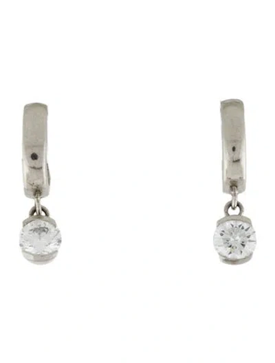 Pre-owned Earrings 14k 1.30ctw Diamond Drop  In Multi