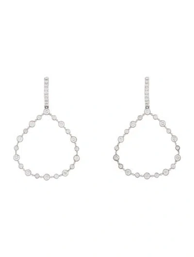 Pre-owned Earrings 14k 1.40ctw Diamond Drop  In Multi