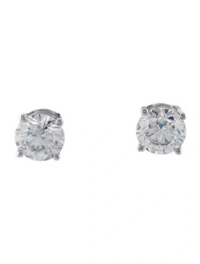 Pre-owned Earrings 14k 1.40ctw Lab-grown Diamond Studs In Multi