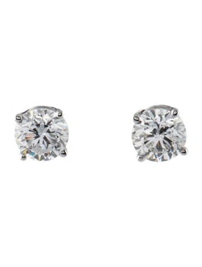 Pre-owned Earrings 14k 1.40ctw Lab-grown Diamond Studs In Multi