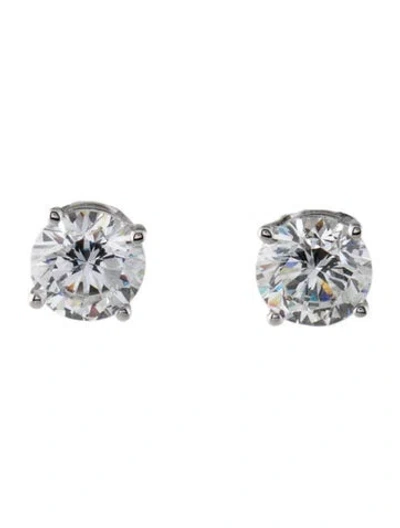 Pre-owned Earrings 14k 1.40ctw Lab-grown Diamond Studs In Multi