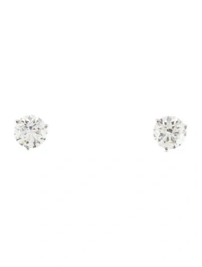 Pre-owned Earrings 14k 1.42ctw Diamond Stud  In Multi
