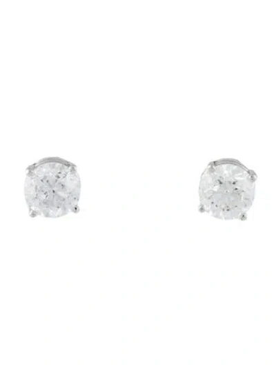 Pre-owned Earrings 14k 1.44ctw Diamond Stud  In Multi