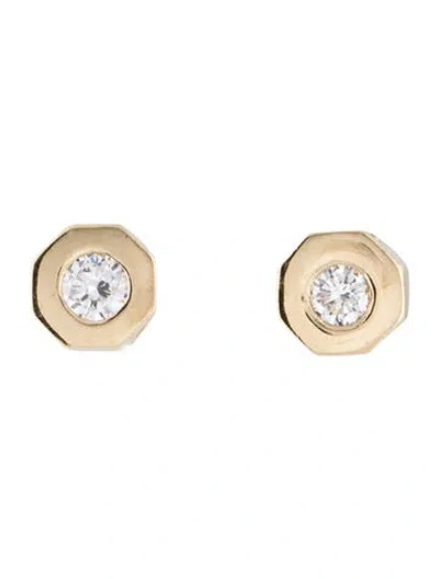 Pre-owned Earrings 14k 1.44ctw Diamond Stud  In Multi