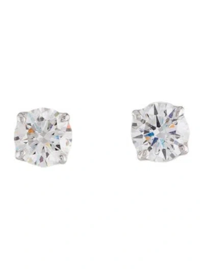 Pre-owned Earrings 14k 1.44ctw Lab-grown Diamond Stud  In Multi