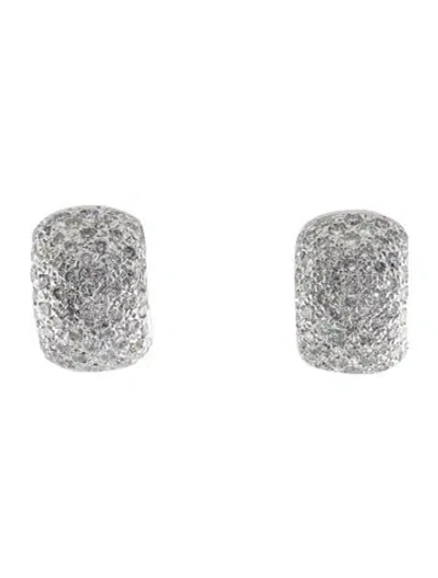 Pre-owned Earrings 14k 1.47ctw Diamond Huggie In Multi