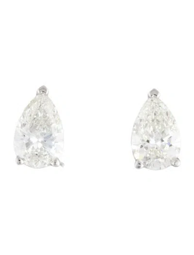 Pre-owned Earrings 14k 1.47ctw Lab-grown Diamond Stud  In Multi