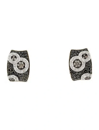 Pre-owned Earrings 14k 1.48ctw Diamond Earclip  In Multi