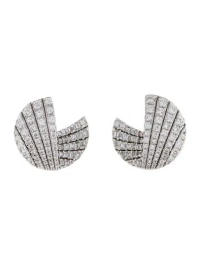 Pre-owned Earrings 14k 1.50ctw Diamond Stud  In Multi
