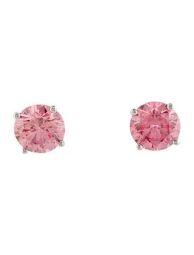 Pre-owned Earrings 14k 1.50ctw Lab-grown Diamond Stud  In Multi