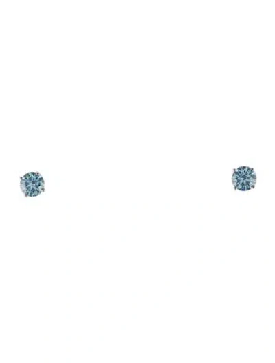 Pre-owned Earrings 14k 1.50ctw Lab-grown Diamond Stud  In Multi