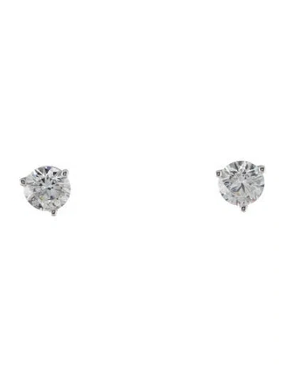 Pre-owned Earrings 14k 1.50ctw Lab-grown Diamond Stud  In Multi
