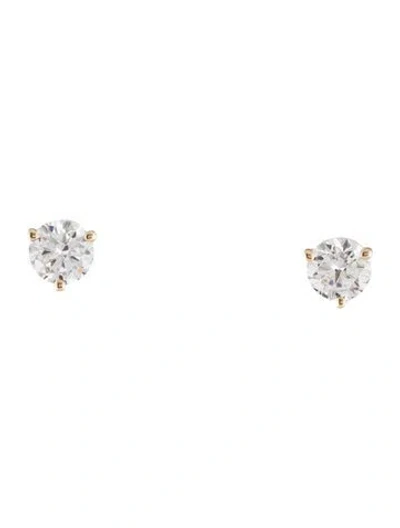 Pre-owned Earrings 14k 1.50ctw Lab-grown Diamond Stud  In Multi