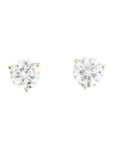 Pre-owned Earrings 14k 1.50ctw Lab-grown Diamond Stud  In Multi