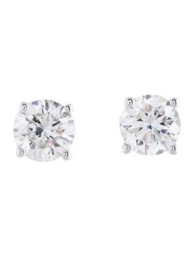 Pre-owned Earrings 14k 1.50ctw Lab-grown Diamond Stud  In Multi