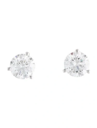 Pre-owned Earrings 14k 1.50ctw Lab-grown Diamond Stud  In Multi