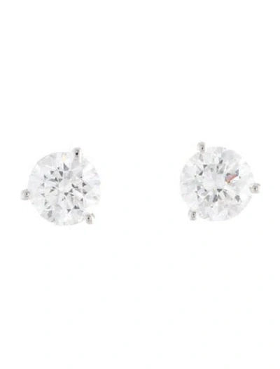 Pre-owned Earrings 14k 1.50ctw Lab-grown Diamond Stud  In Multi
