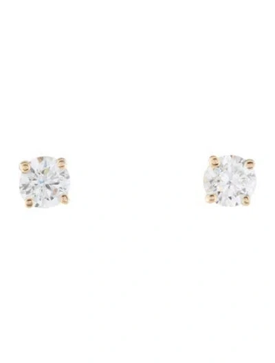 Pre-owned Earrings 14k 1.50ctw Lab-grown Diamond Stud  In Multi